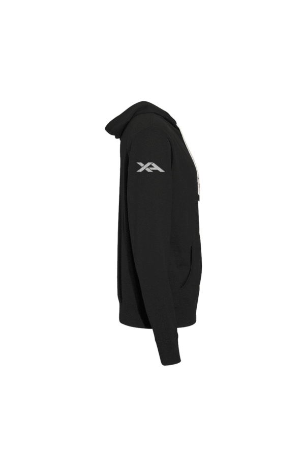 Heathered French Terry Full-Zip Hooded Sweatshirt